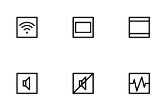 UI & UX Squares Icon Pack