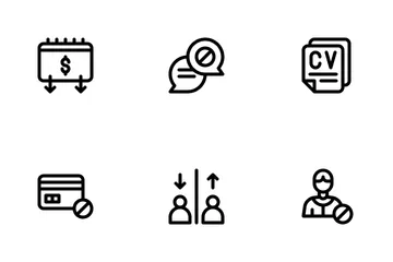 Unemployment Icon Pack