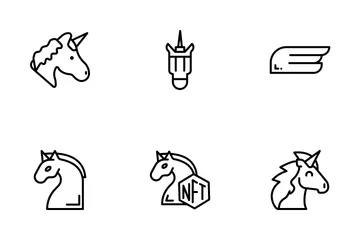 Unicornio Paquete de Iconos