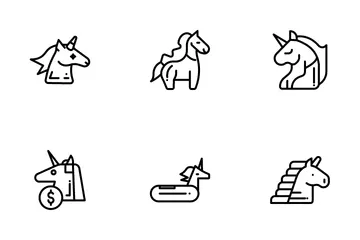 Unicornio Paquete de Iconos