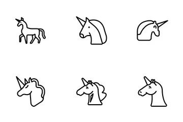 Unicornio Paquete de Iconos