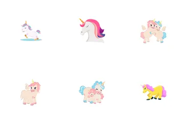 Unicornio Paquete de Iconos