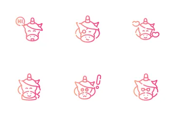 Unicornio Paquete de Iconos