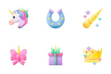 Unicornio Paquete de Iconos