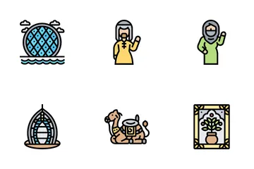 United Arab Emirates Symbol Icon Pack
