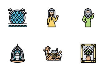 United Arab Emirates Symbol Icon Pack