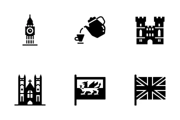 United Kingdom Elements Solid - For Queen And Country Icon Pack