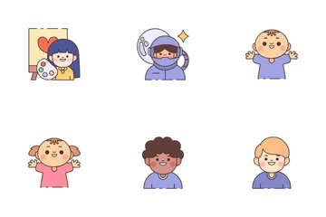 Universal Children's Day Icon Pack