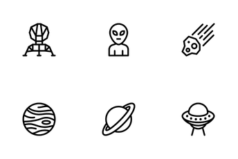 Universe Line Icons Icon Pack