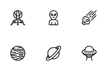 Universe Line Icons Icon Pack