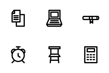 University And Education (Line) Icon Pack