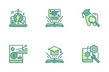 University Courses Icon Pack