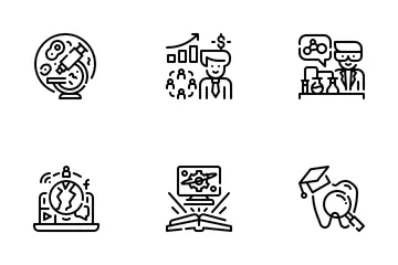 University Courses Icon Pack