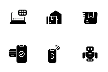 Untact Economy Icon Pack