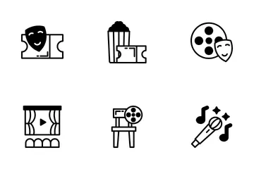 Unterhaltung Symbolpack