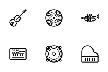 Unterhaltung Icon Pack