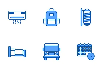 Unterkunft und Hotel Symbolpack