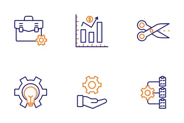 Unternehmer Symbolpack