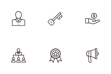 Unternehmer Symbolpack