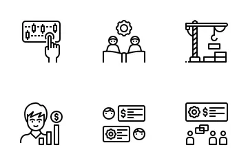 Unternehmer Symbolpack