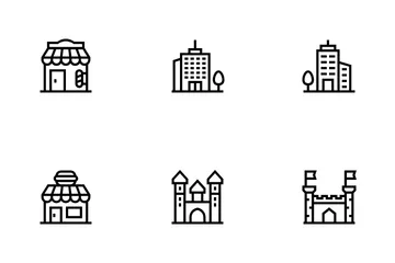 Urban Building Icon Pack