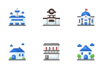 Urban Building Icon Pack