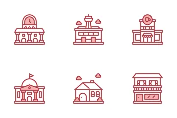 Urban Building Icon Pack