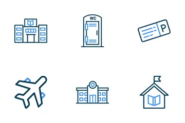 Urban & Town Services Icon Pack