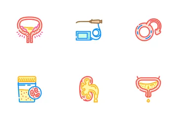 Urology Nephrology Prostate Icon Pack