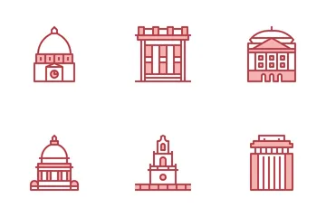 US Capitals Icon Pack