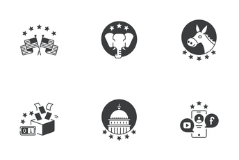 US Election 2020 Icon Pack