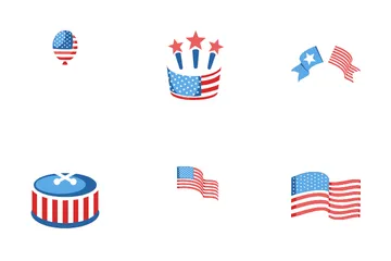 US Independence Day Icon Pack