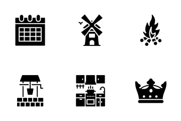 USA Culture And Landmarks Icon Pack
