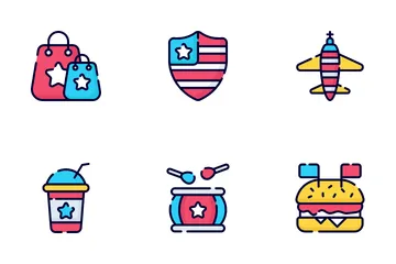 Usa Independence Day Icon Pack