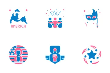 Usa Independence Day Icon Pack