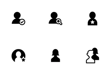 User Fill Icon Pack