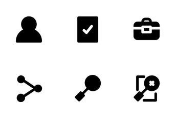 Business And Management (Solid) Icon Pack