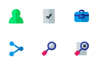 Bussines And Management (Flat) Icon Pack