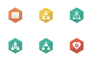 User Interface Flat Glyphs Icon Pack