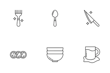 Ustensiles de cuisine Pack d'Icônes