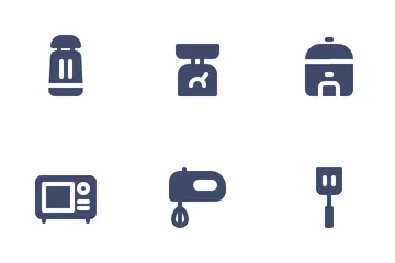 Ustensiles de cuisine Icon Pack