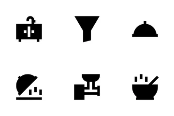 Ustensiles de cuisine Pack d'Icônes