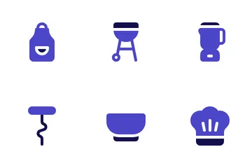 Ustensiles de cuisine Icon Pack