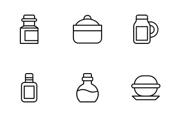 Ustensiles de cuisine Pack d'Icônes