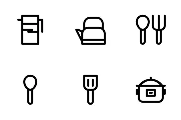 Herramientas de cocina Paquete de Iconos