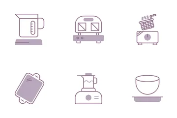 Utensilios de cocina Icon Pack