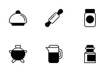 Batería de cocina Paquete de Iconos