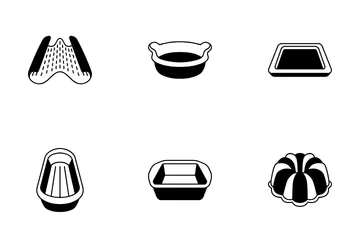Utensilios para hornear Paquete de Iconos