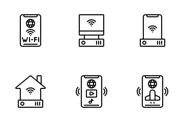 Utilisation du Wi-Fi Pack d'Icônes