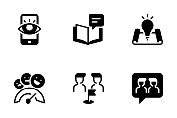Design de experiência do usuário Pacote de Ícones